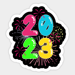 2023 happy new year Sticker